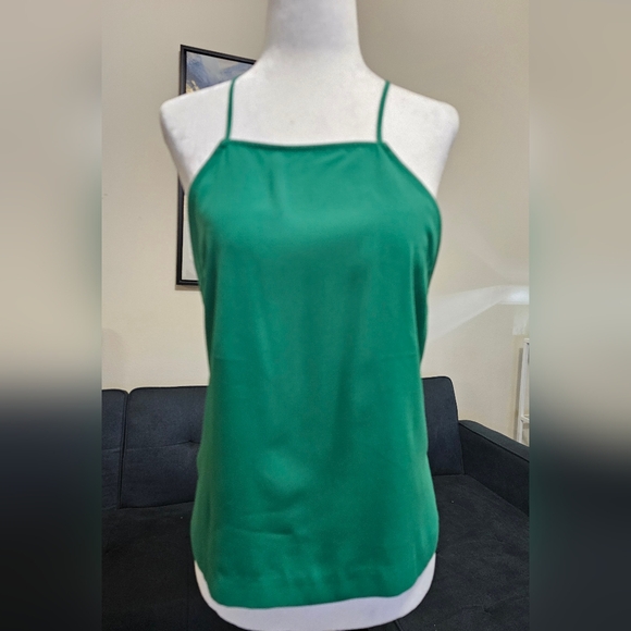 Green Sleeveless Blouse - Picture 1 of 9
